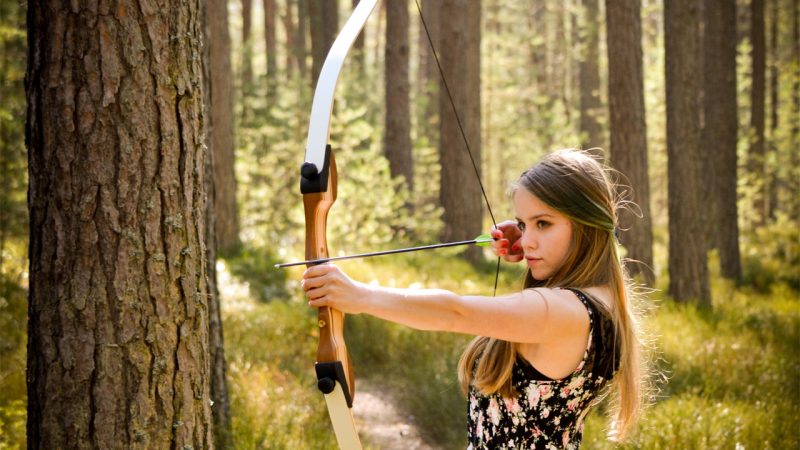 She made record on long distance archery