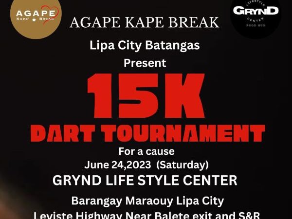 Agape Kape Break 15k Darts Tournament