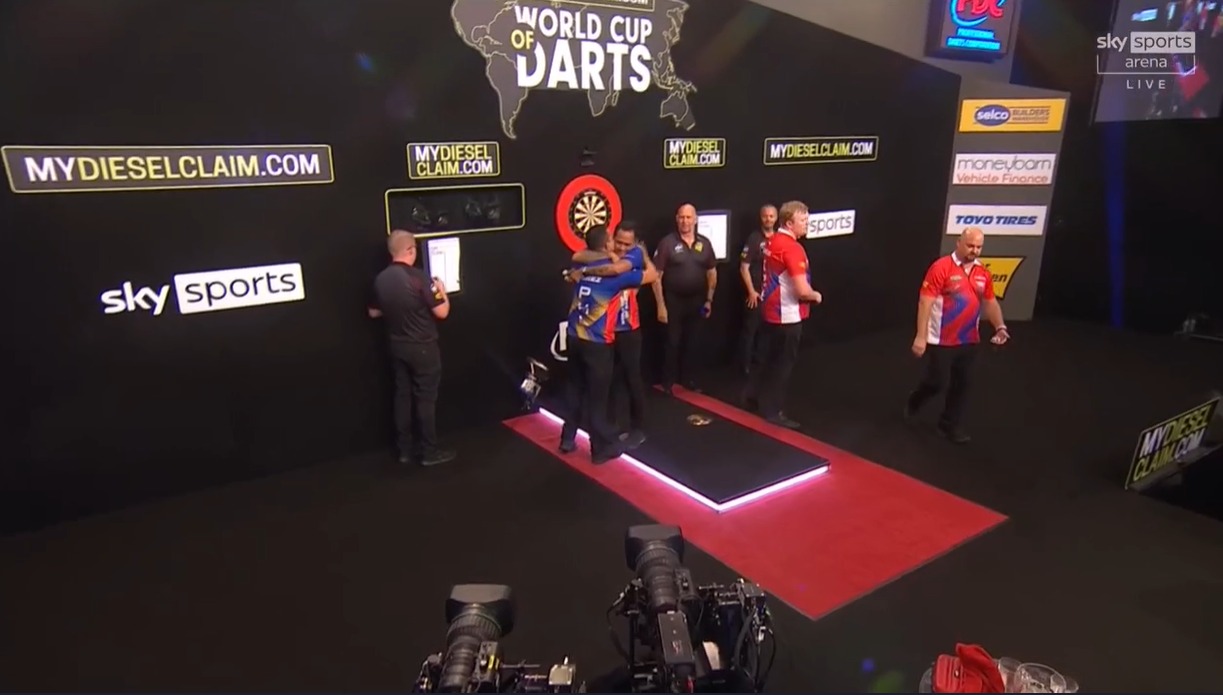 Ilagan and Perez Hit Milestone in World Cup of Darts