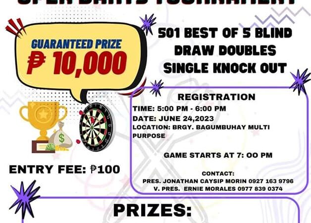 P10k Kap Budang Birthday Open Darts Tournament
