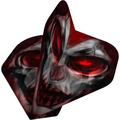 Dart Flights - Designa Horror Show - Jester Queen - Image 2