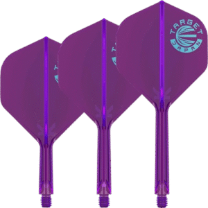 Dart Flights - Target Japan Logo Purple K-Flex No2